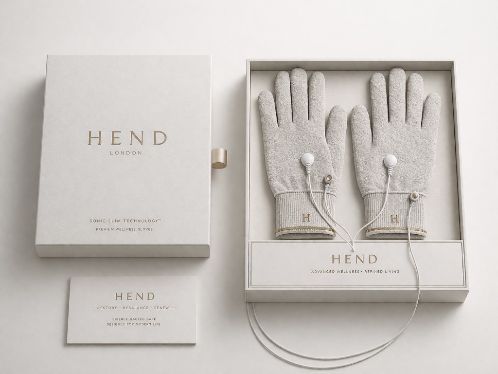 HEND London — Guantes de bienestar premium con Sonic Slim Technology
